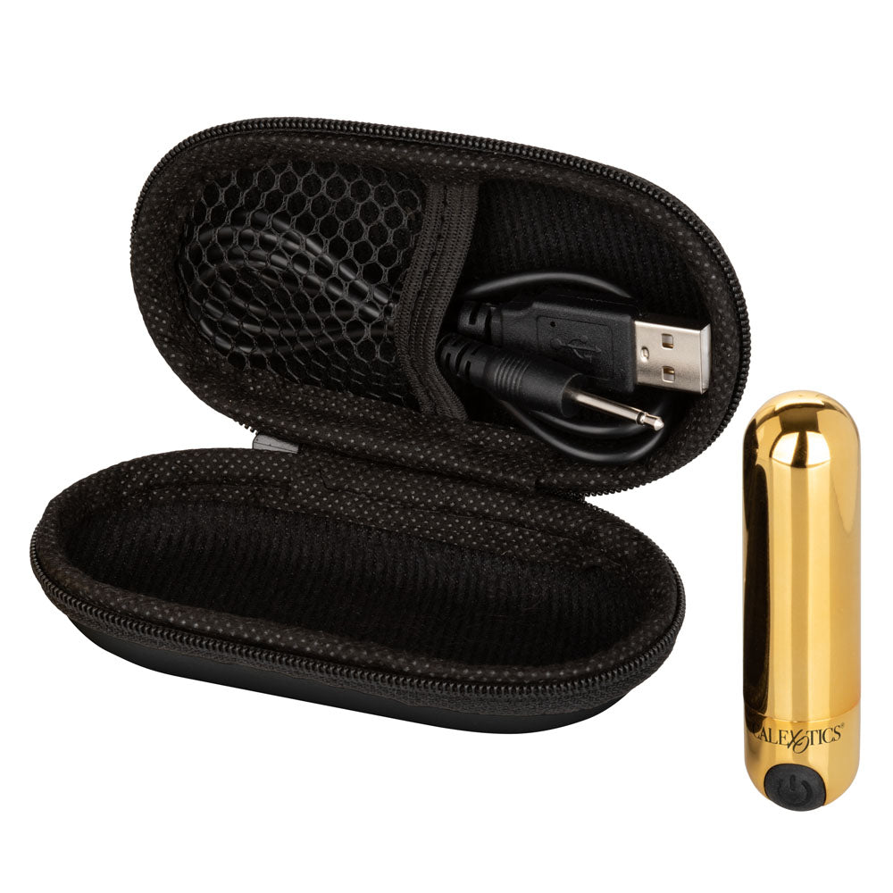 Travel Companion Rechargeable Hideaway Bullet Gold