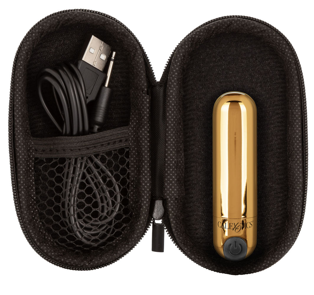 Travel Companion Rechargeable Hideaway Bullet Gold