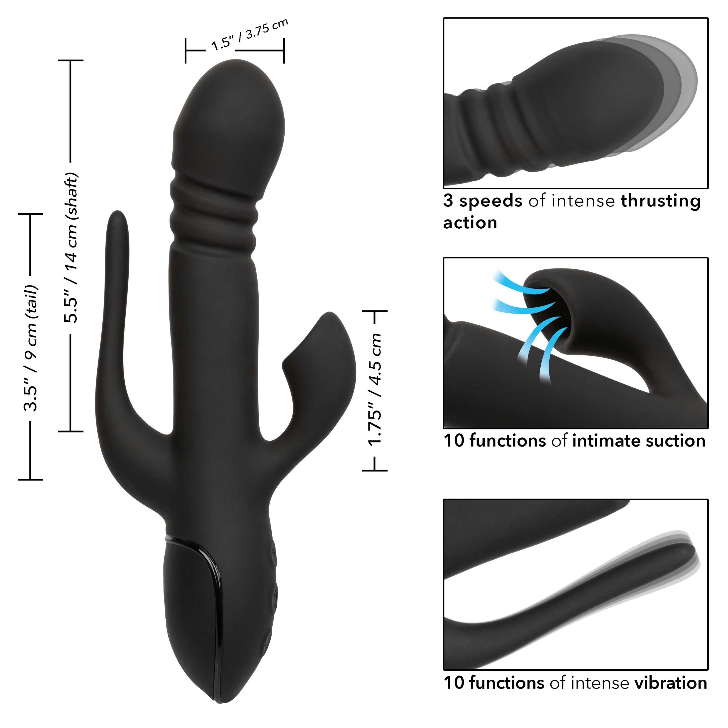 Triple Rabbit Style Vibrator - CalExotics