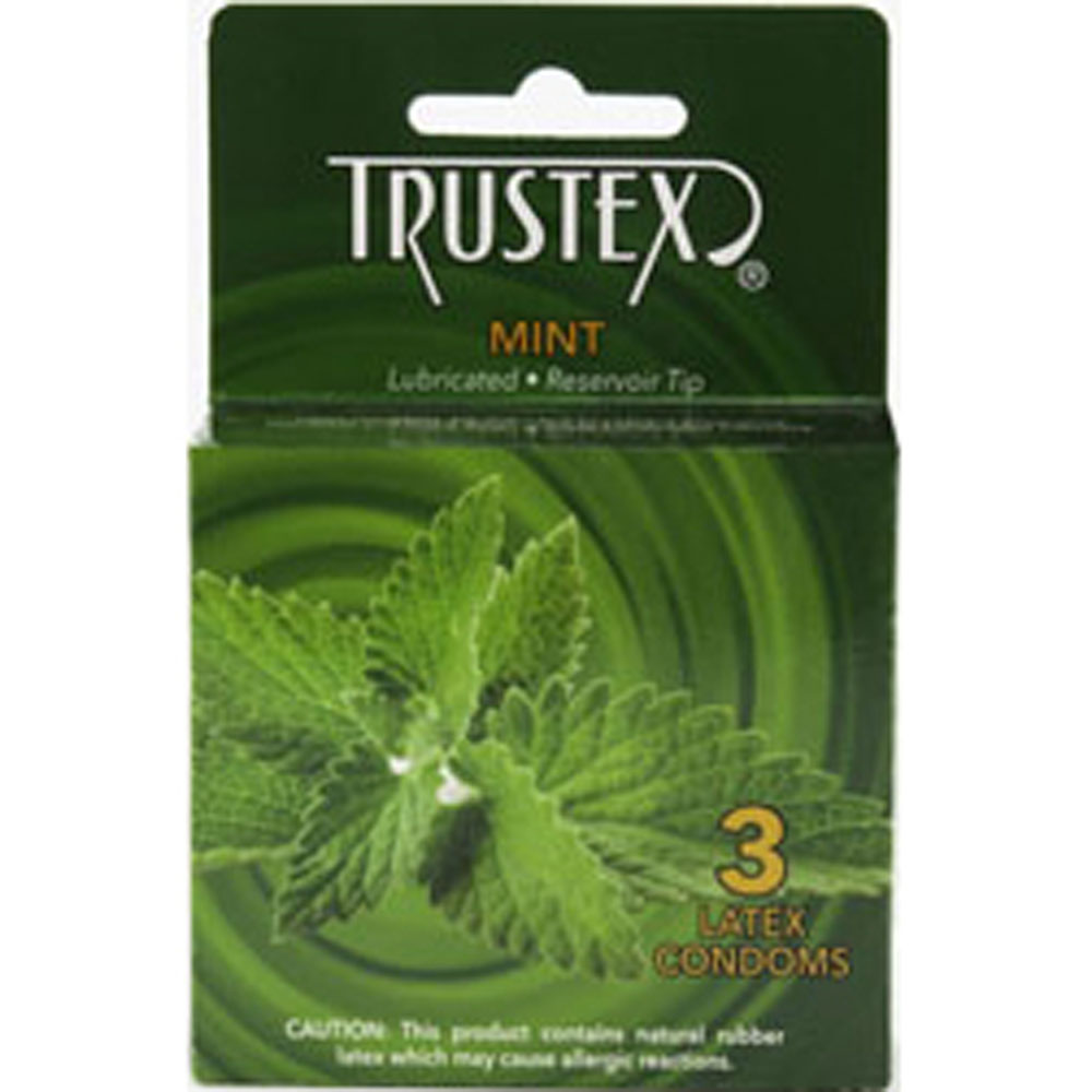 Trustex Flavored Lubricated Condoms Mint / 3