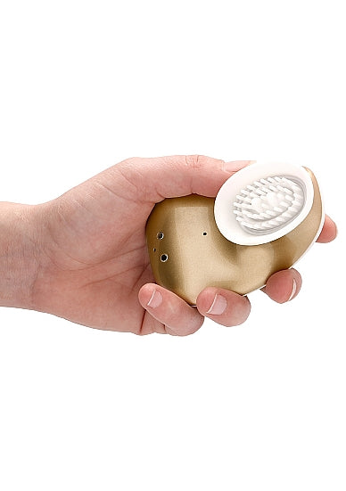 Twitch Hands Free Suction & Vibration Toy Gold