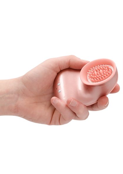 Twitch Hands Free Suction & Vibration Toy Rose Gold