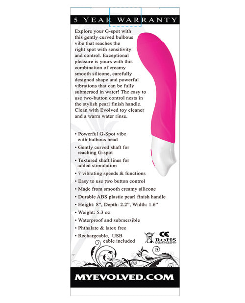 Ultimate G-Spot pleasure with Evolved Buxom G