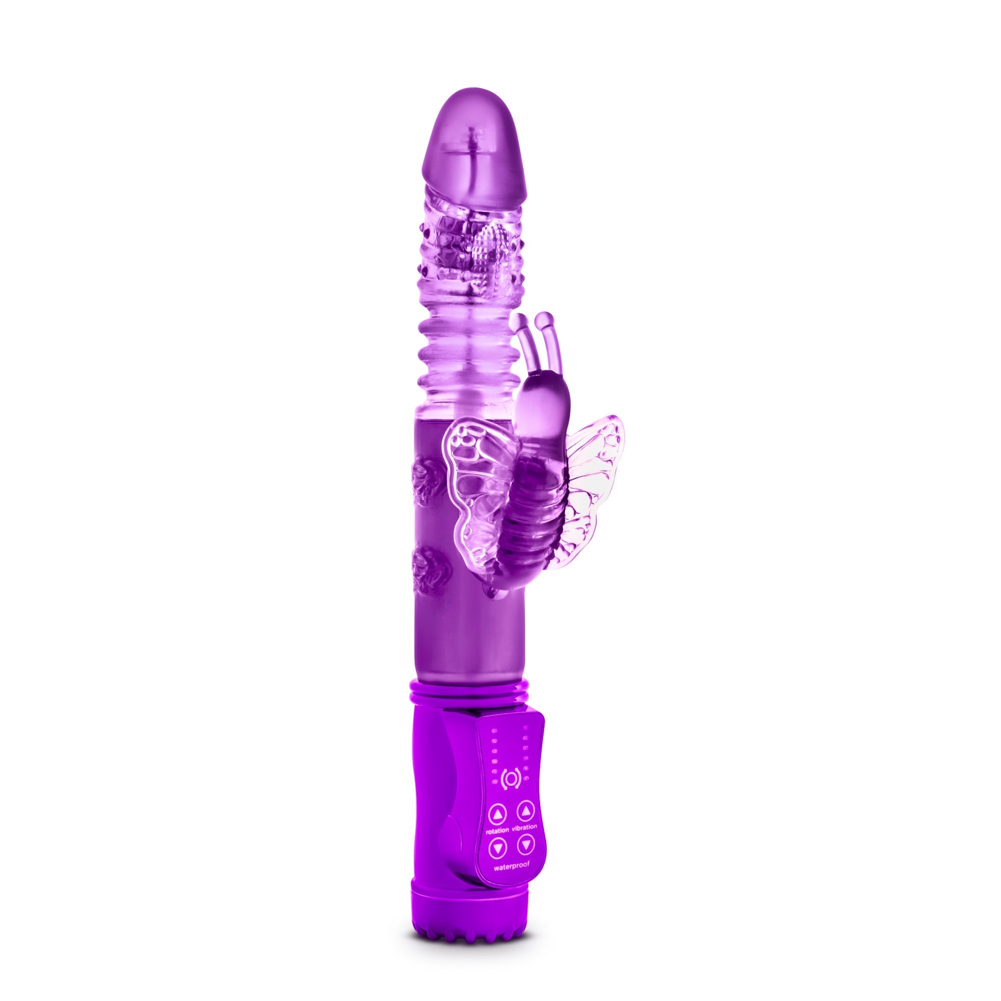 Ultimate pleasure with Blush Butterfly Thruster Mini Purple