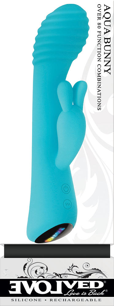 Ultimate pleasure with Evolved Aqua Bunny