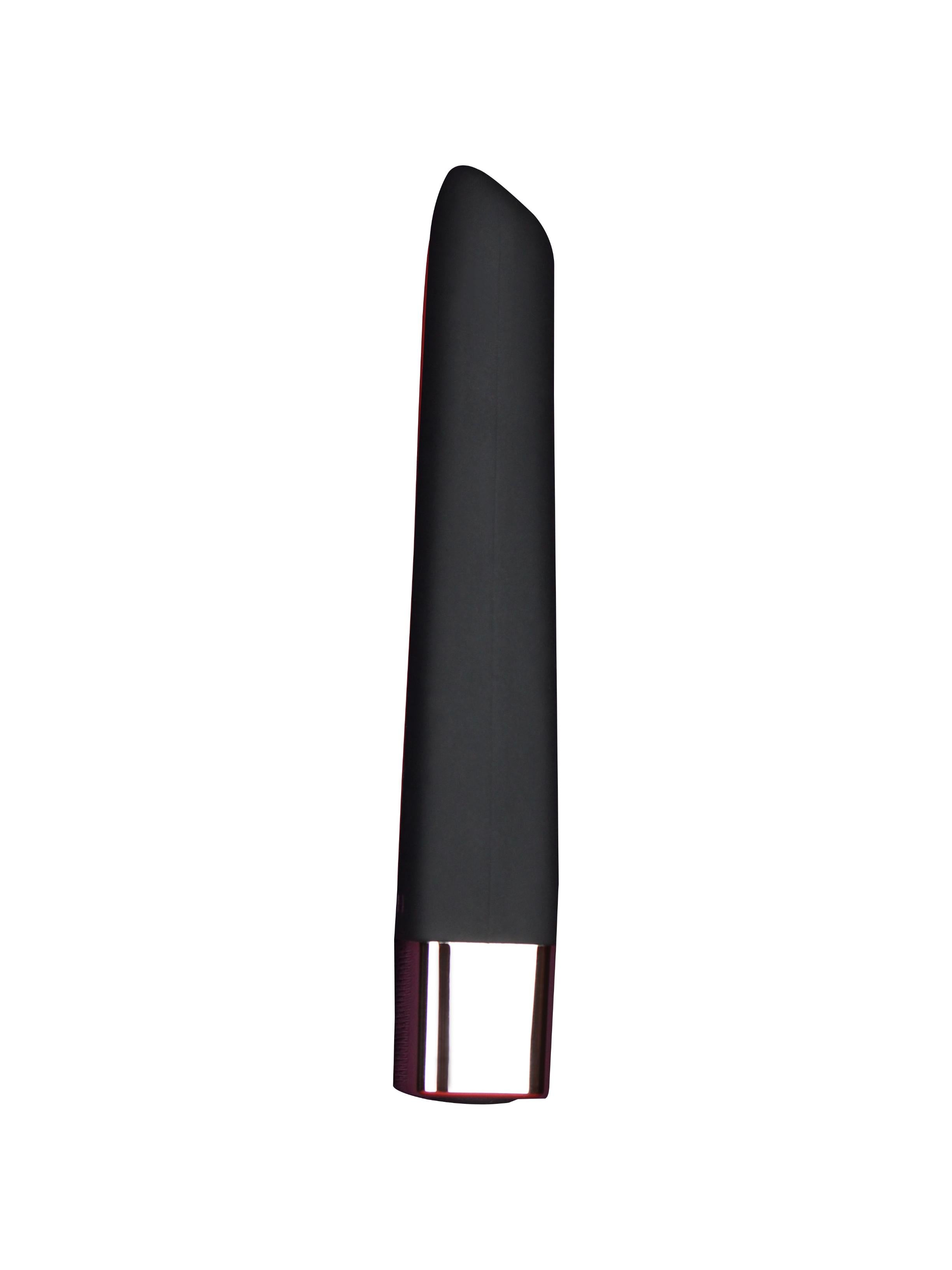Ultra Edonista Quinn Silicone Bullet Vibrator Black 10 Modes