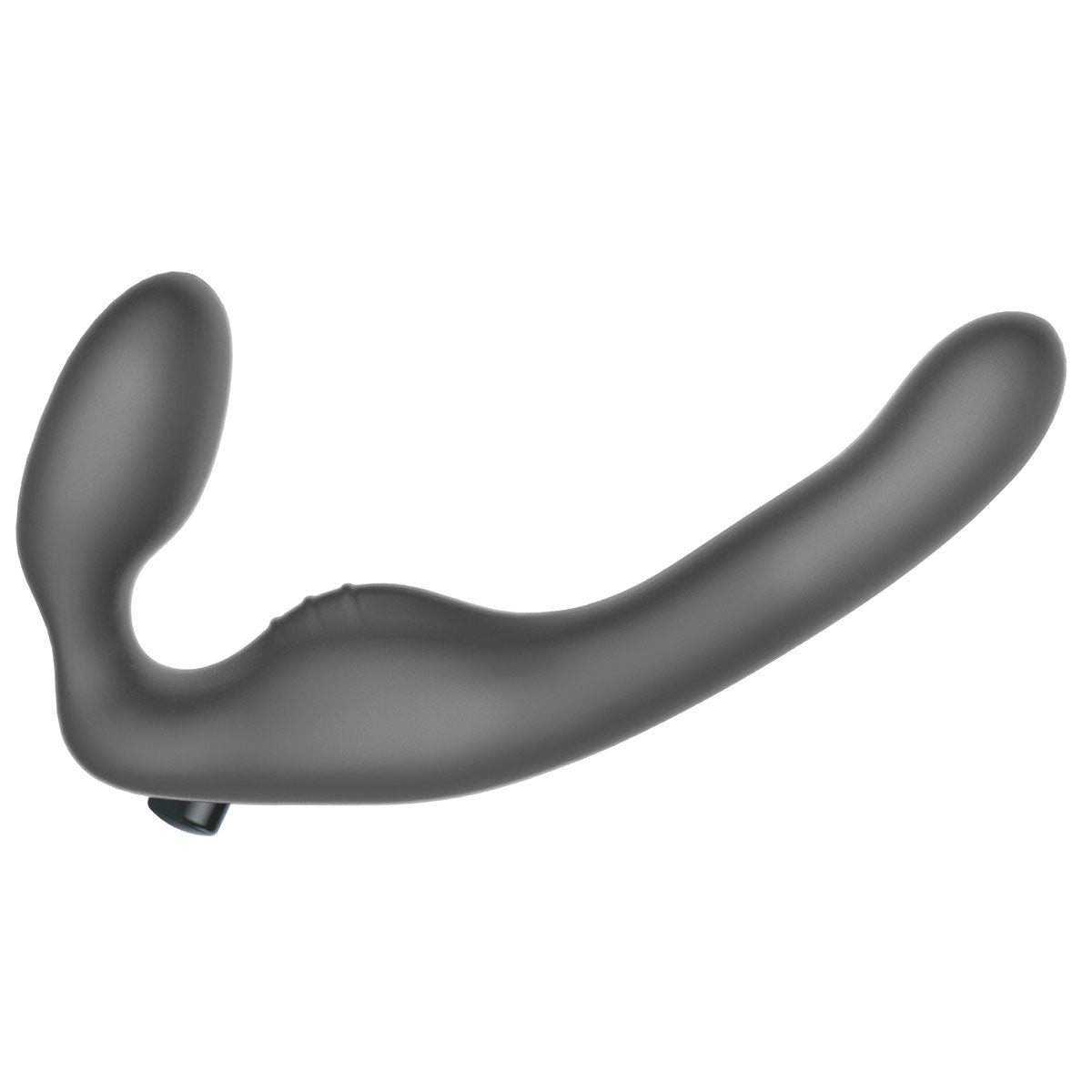 Union Strapless Double Dildo - Large - Black