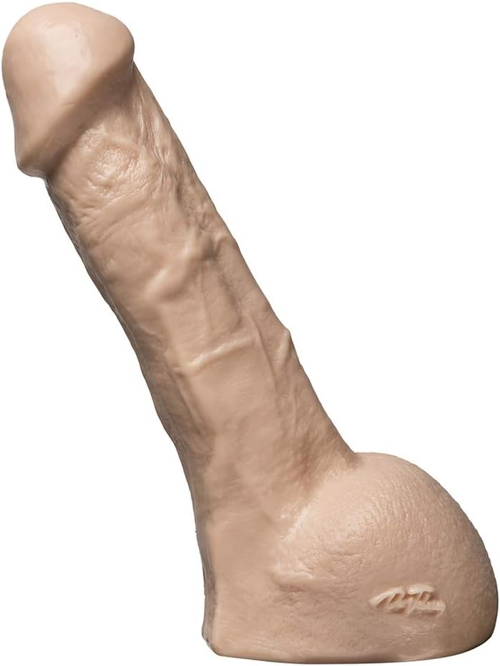 Vac-U-Lock - Perfect Erect Realistic Dildo Cock - White