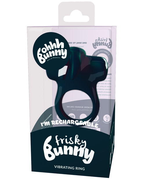 VeDO Frisky Bunny Vibrating Ring Black