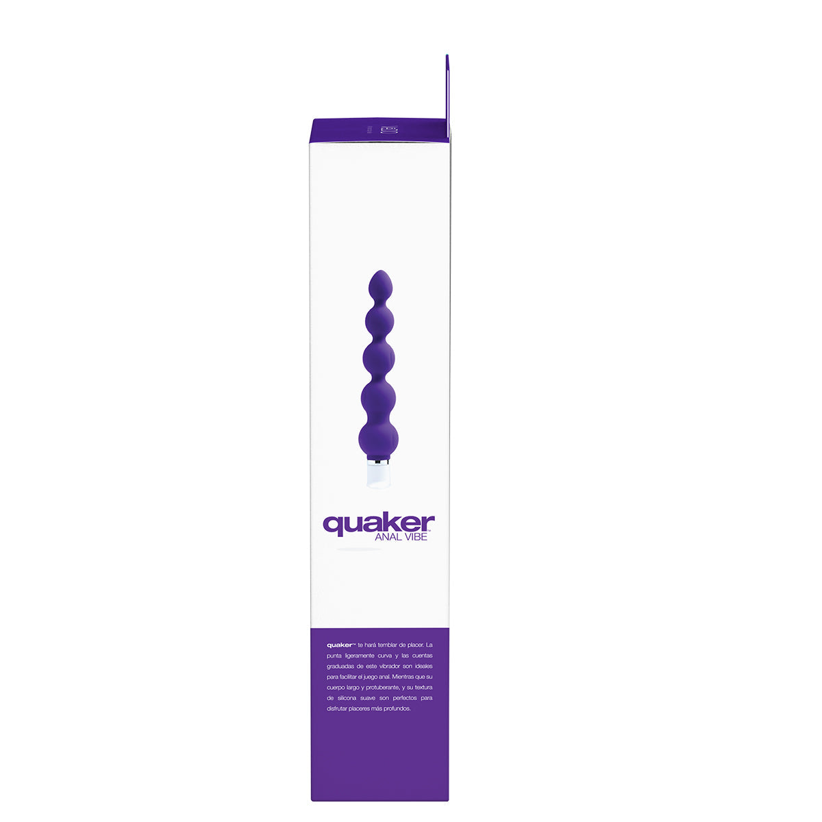 Vedo Quaker Anal Vibrator Indigo Into You