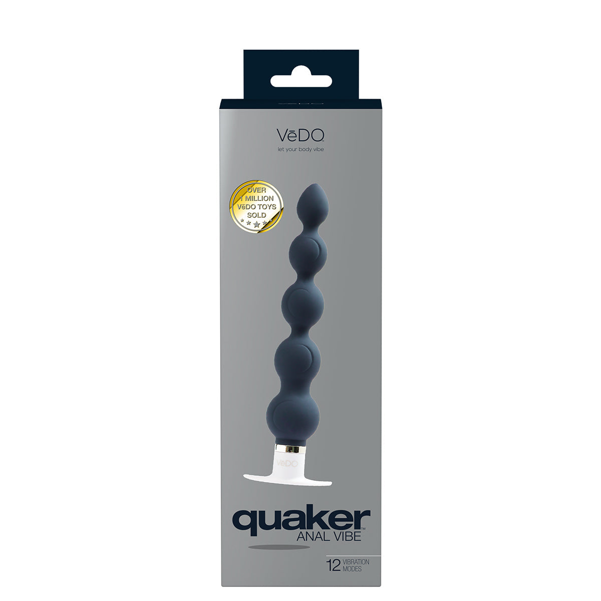 VeDO's Quaker 12 Unique Vibration Modes Anal Vibrator