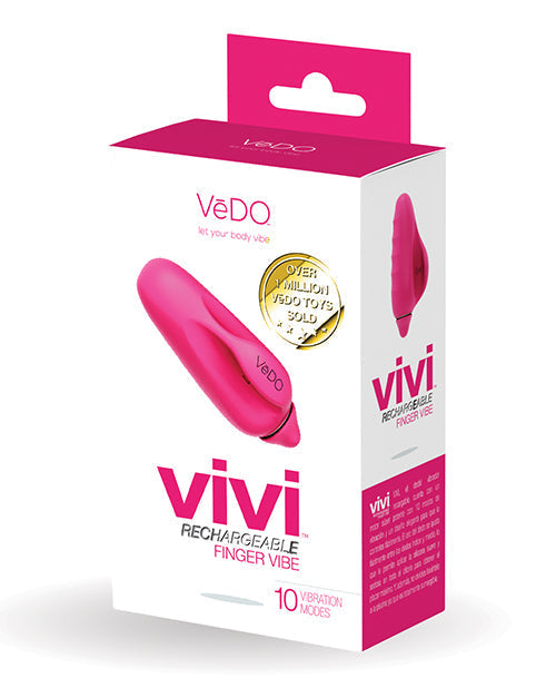 VeDO Vivi Rechargeable Finger Vibrator Pink