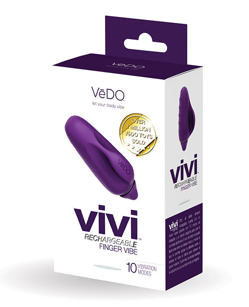 VeDO Vivi Rechargeable Finger Vibrator Purple