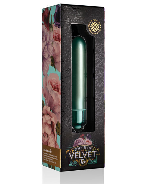 VelvetSensation Aqua Blue 90mm Bullet Vibrator Aqua Lily