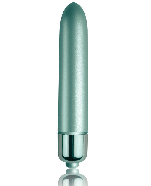 VelvetSensation Aqua Blue 90mm Bullet Vibrator Aqua Lily