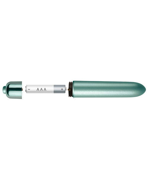 VelvetSensation Aqua Blue 90mm Bullet Vibrator Aqua Lily