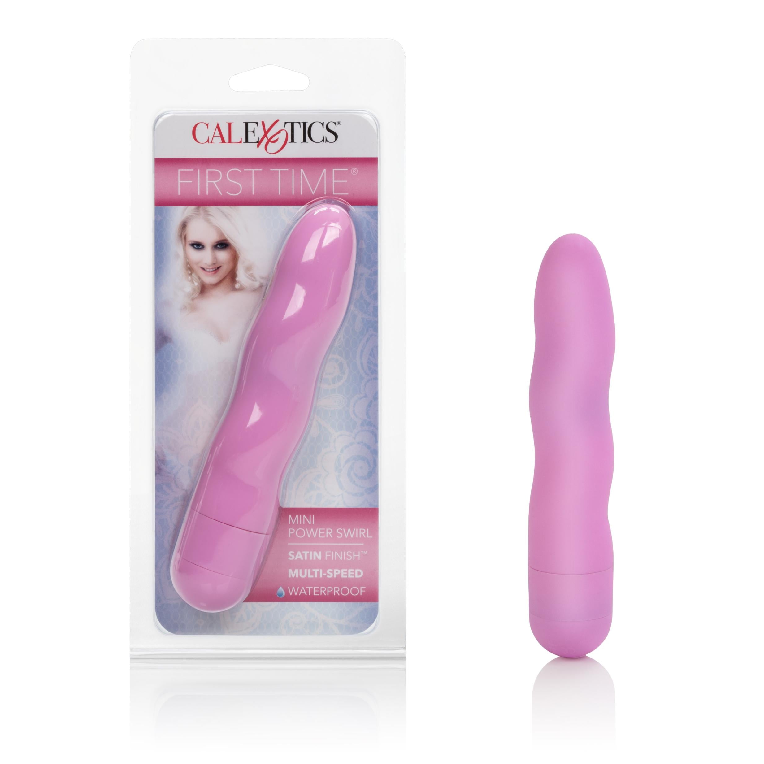 Velvety-soft Mini Power Swirl by CalExotics Pink