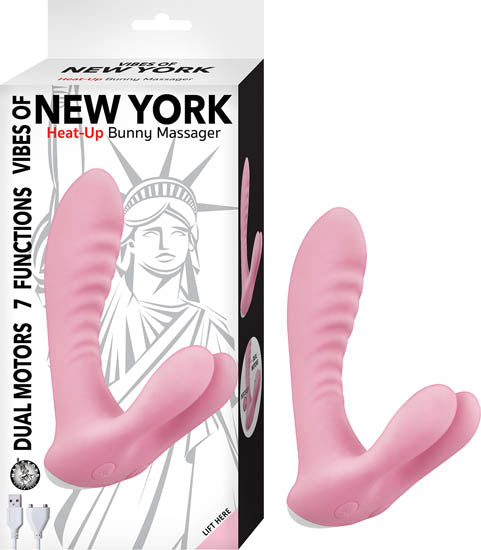 Vibes Of New York Bunny Massager Pink