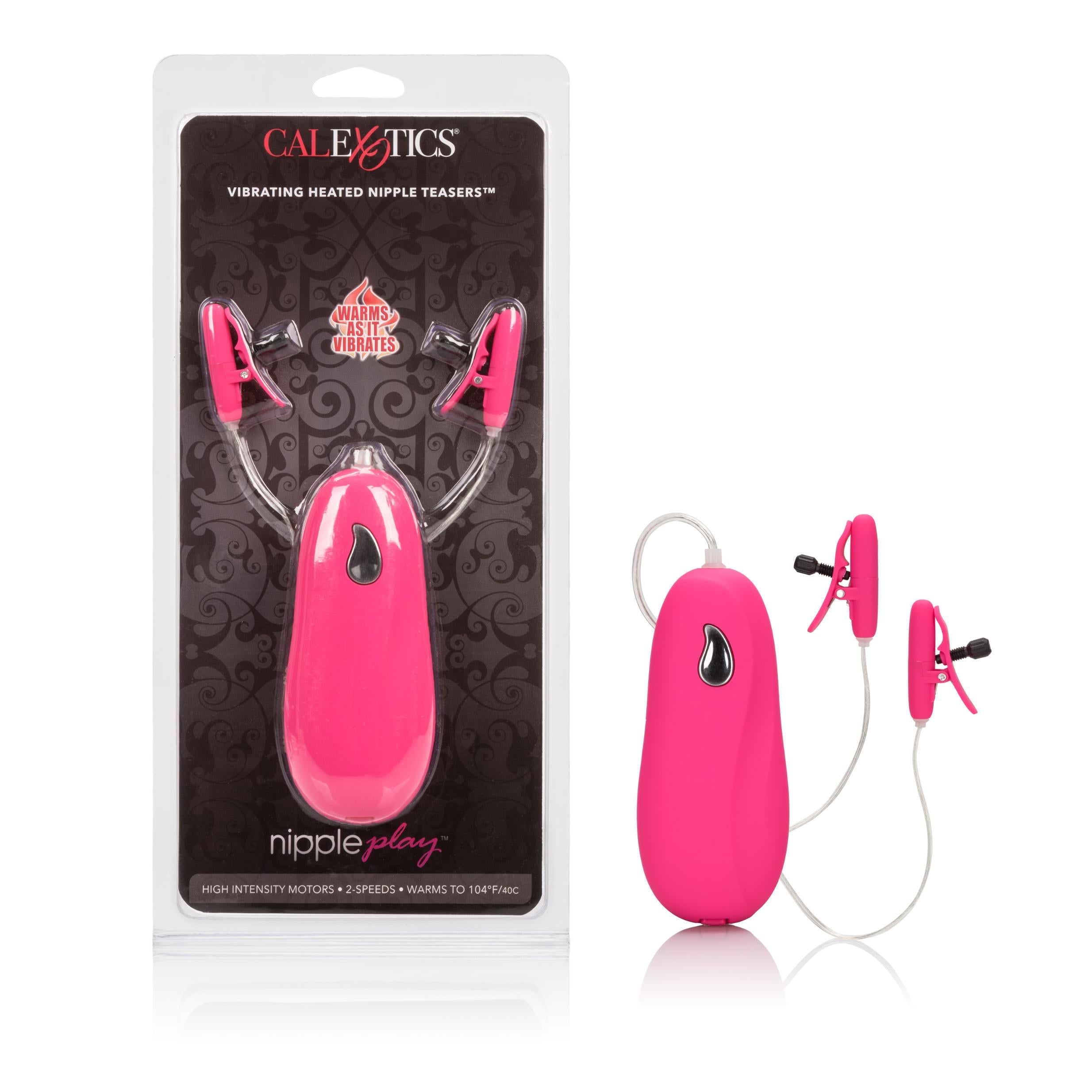 Vibrating Heated Nipple Teasers -