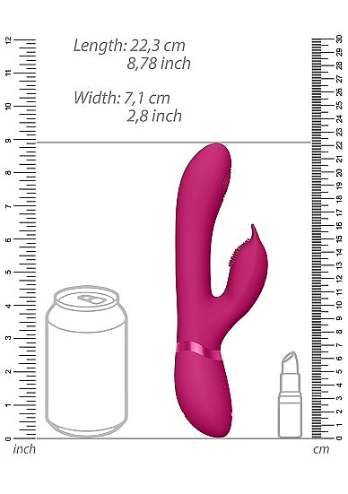 Vive Aimi Pulse Wave & G for G-Spot Stimulation Rabbit Pink