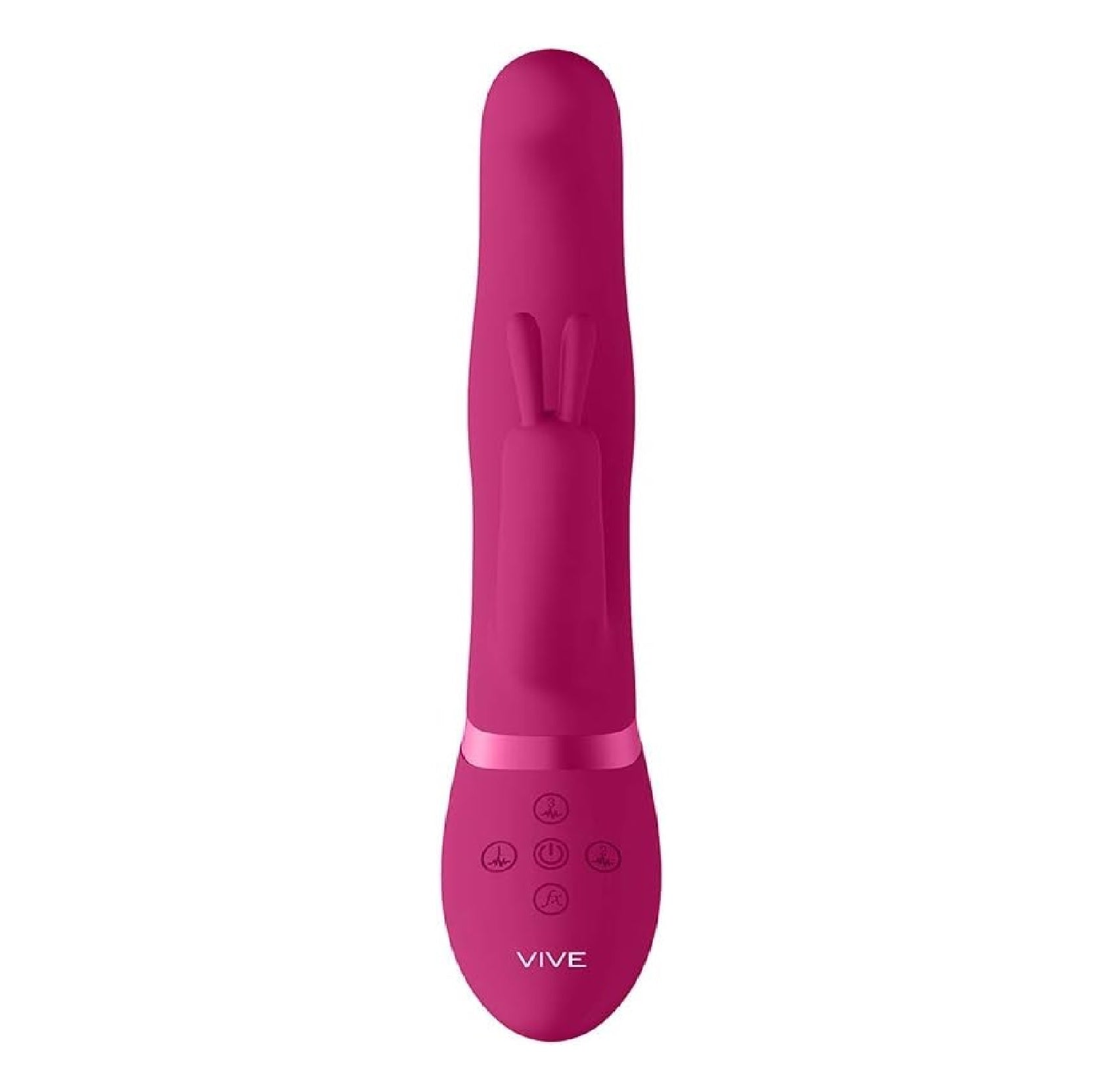 VIVE IZARA Rechargeable Rotating Bead Rabbit Vibrator - Pink
