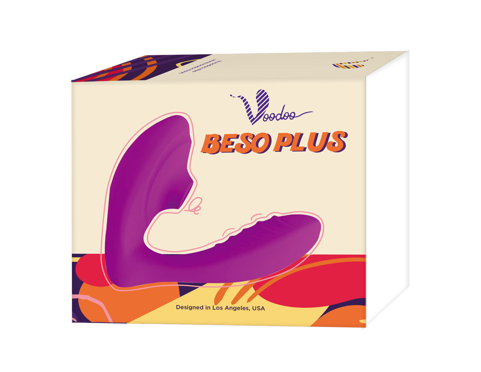 Voodoo Beso Plus - Purple Clitoral Stimulator