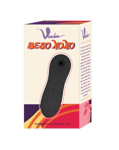 Voodoo Beso Xoxo - Black Clitoral Stimulator