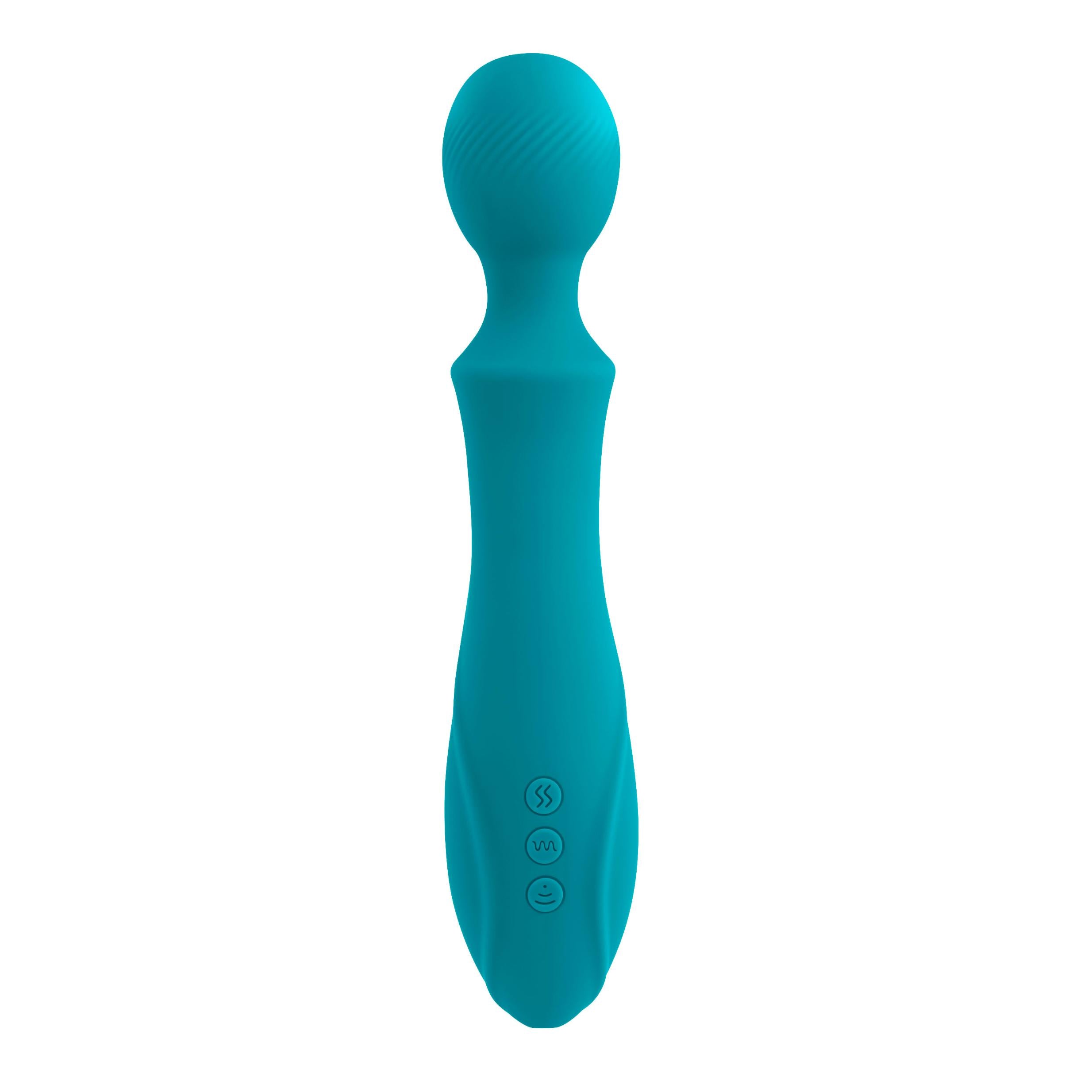 Wanderful Sucker Wand Massager/Vibrator - Teal