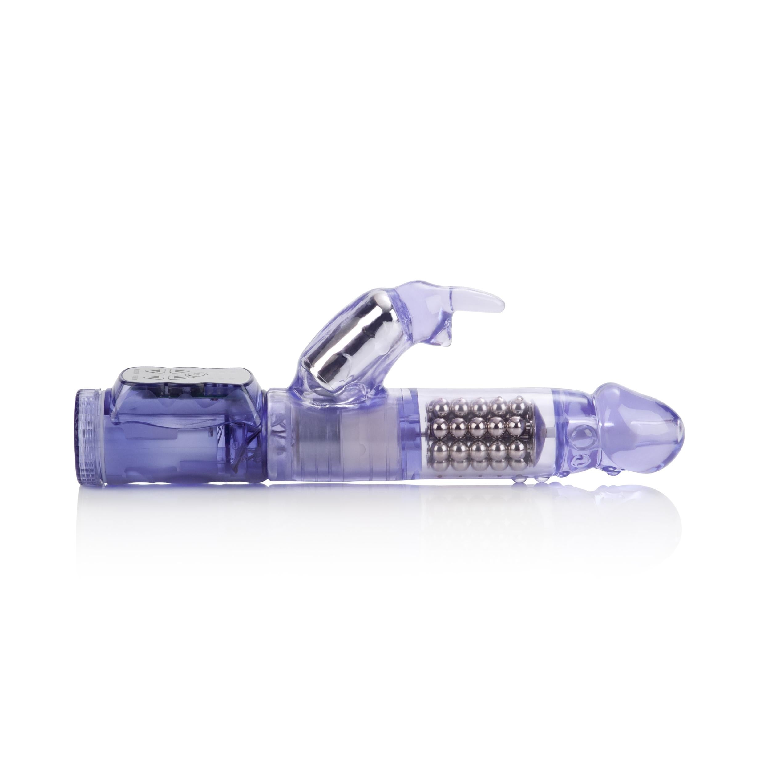 Waterproof Jack Rabbit Vibrator 5 Rows Purple