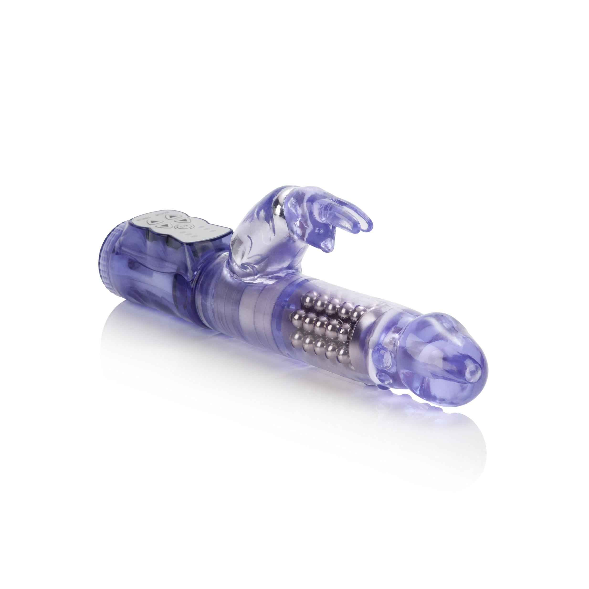 Waterproof Jack Rabbit Vibrator 5 Rows Purple