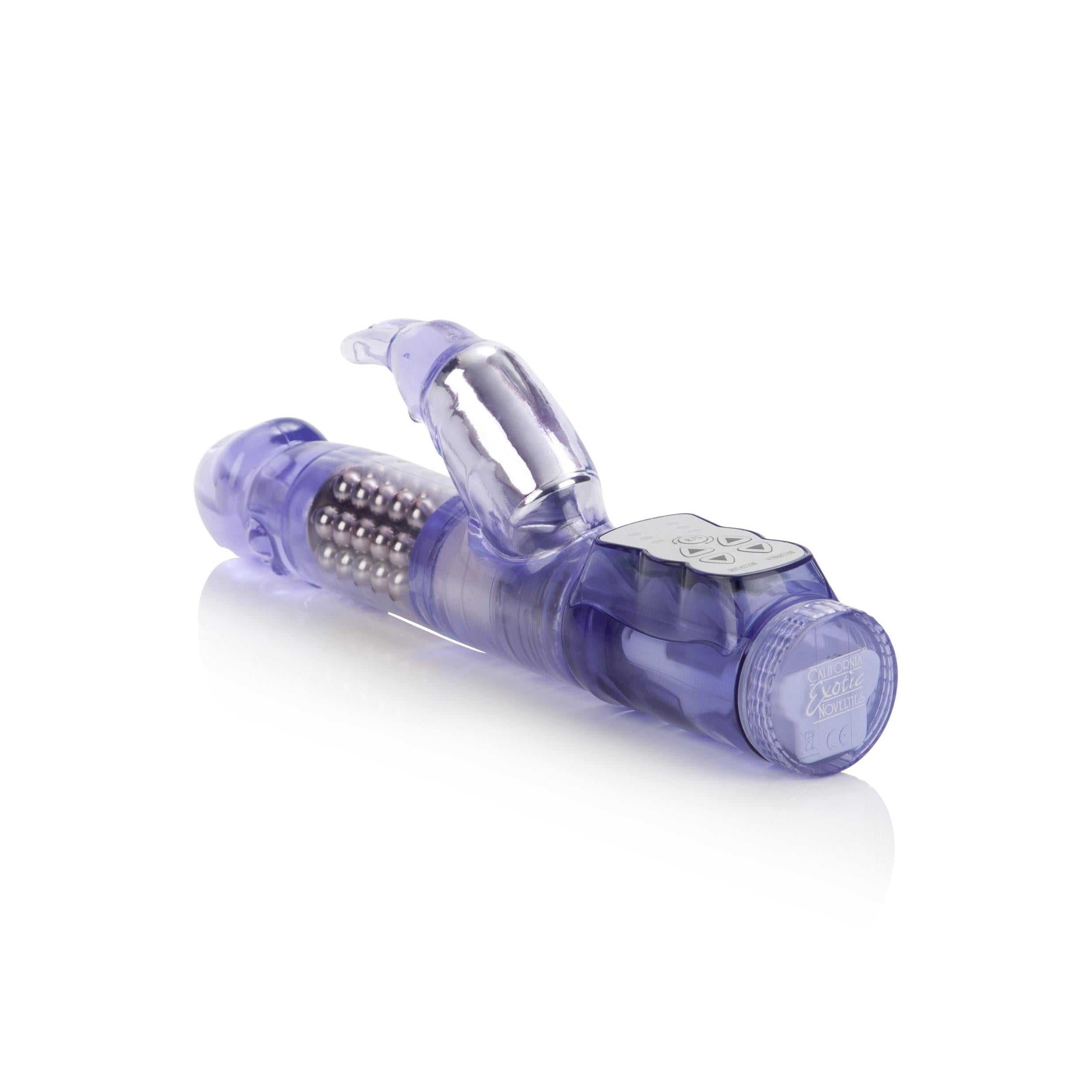 Waterproof Jack Rabbit Vibrator 5 Rows Purple