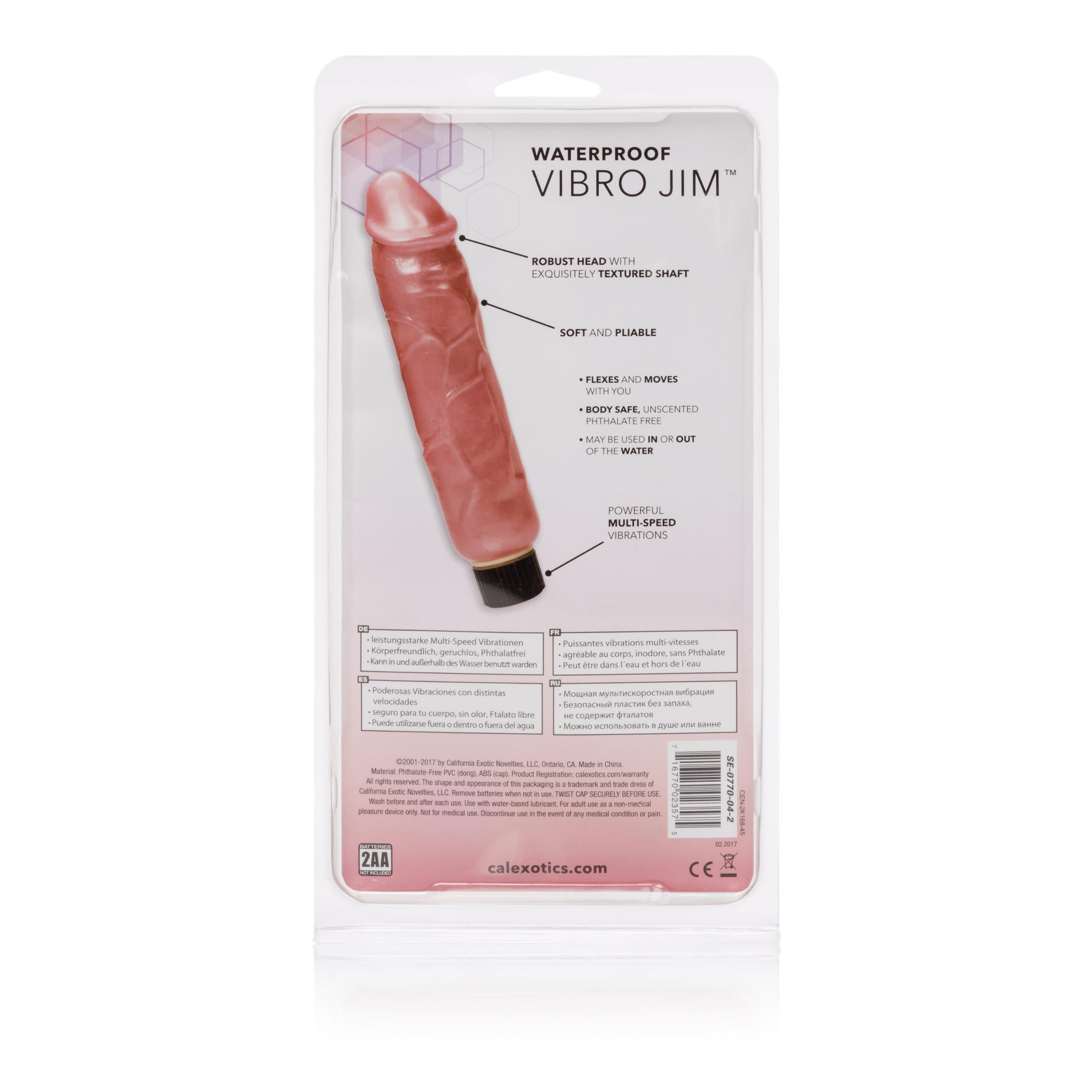 Waterproof Vibro Jim - The Ultimate Realistic Vibrator