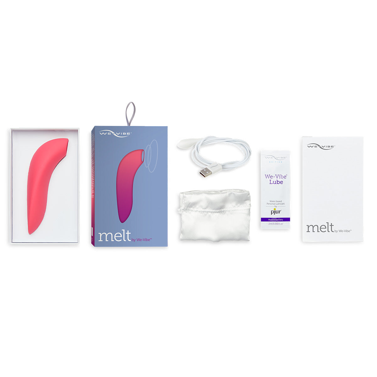 We-Vibe Melt Clitoral Vibrator - Coral