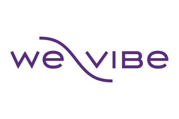 We-Vibe Luxury Sex Toys Brand logo purple on white background
