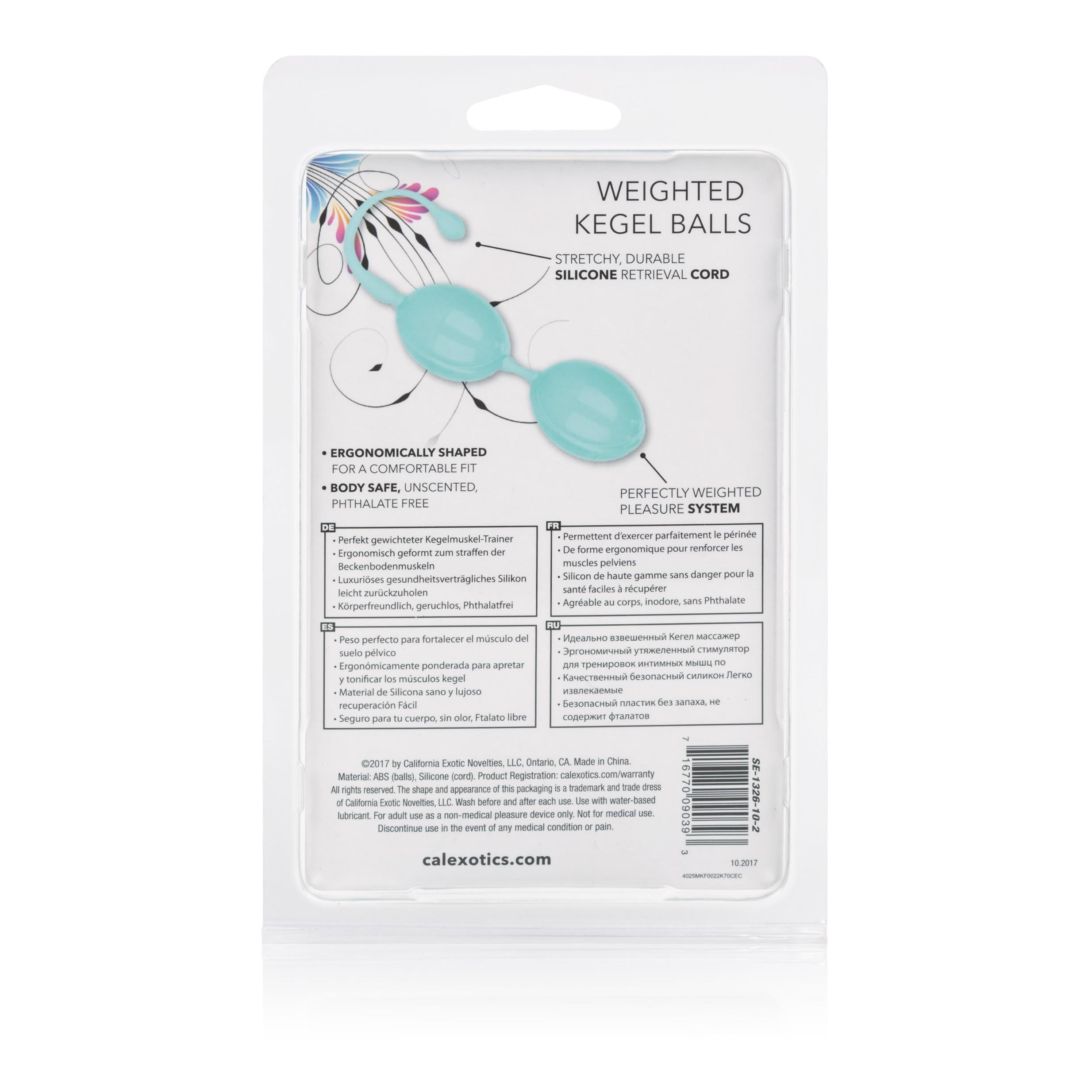 Weighted Kegel Balls - Teal Teal