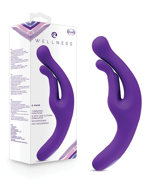 Wellness - G for G-Spot Stimulation Wave Vibrator -Purple