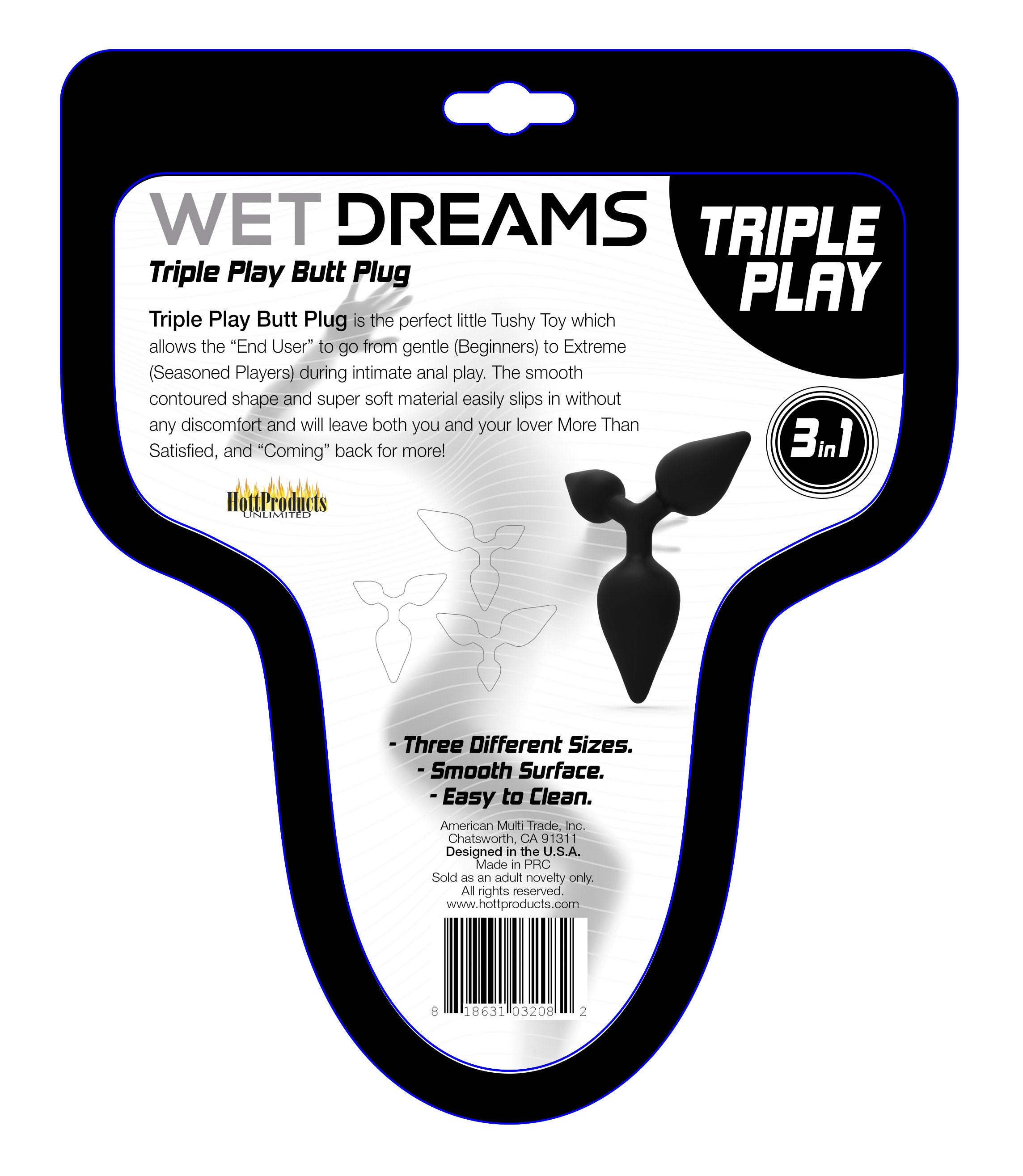 Wet Dreams - Triple Play - Black