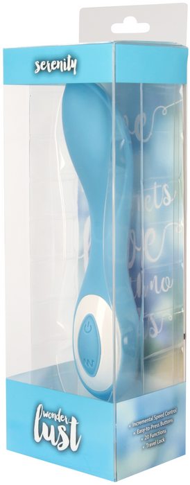 Wonderlust Serenity G-Spot Vibrator Blue