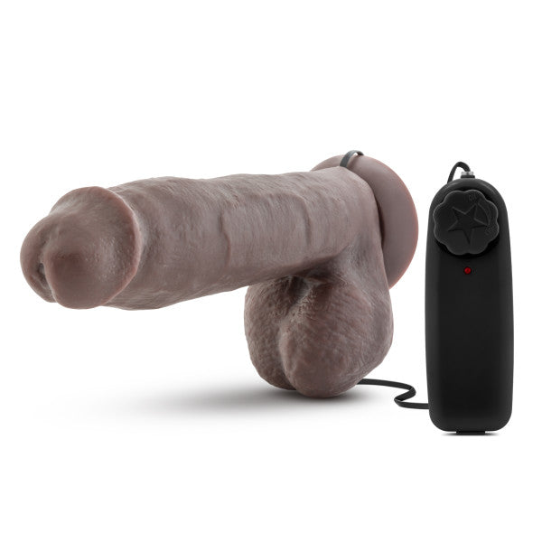 X5 Plus 8 Realistic Cock Vibrating Chocolate