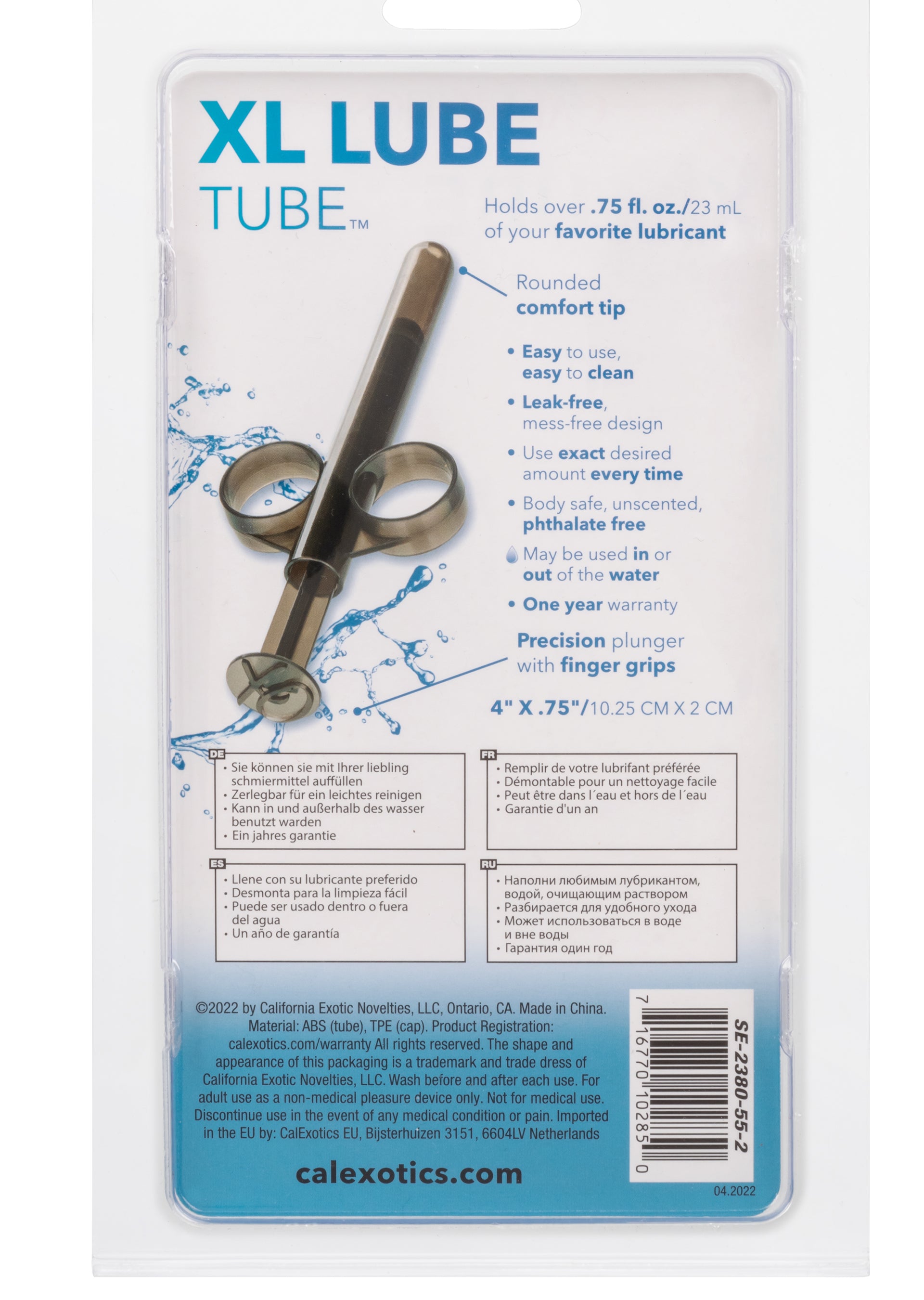 Xl Lube Tube - Clear