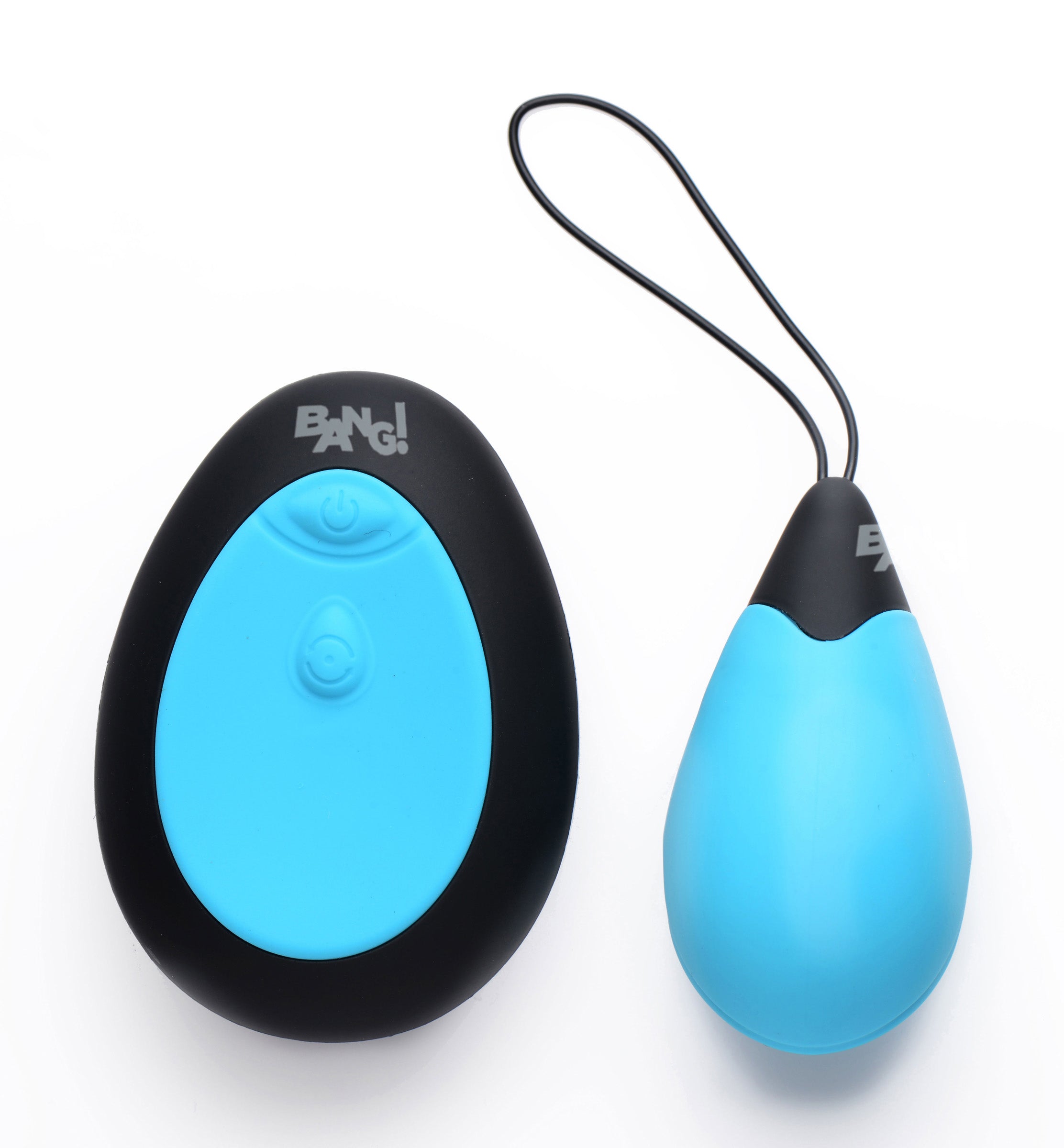 XR Brands - 10x Silicone Vibrating Egg Blue