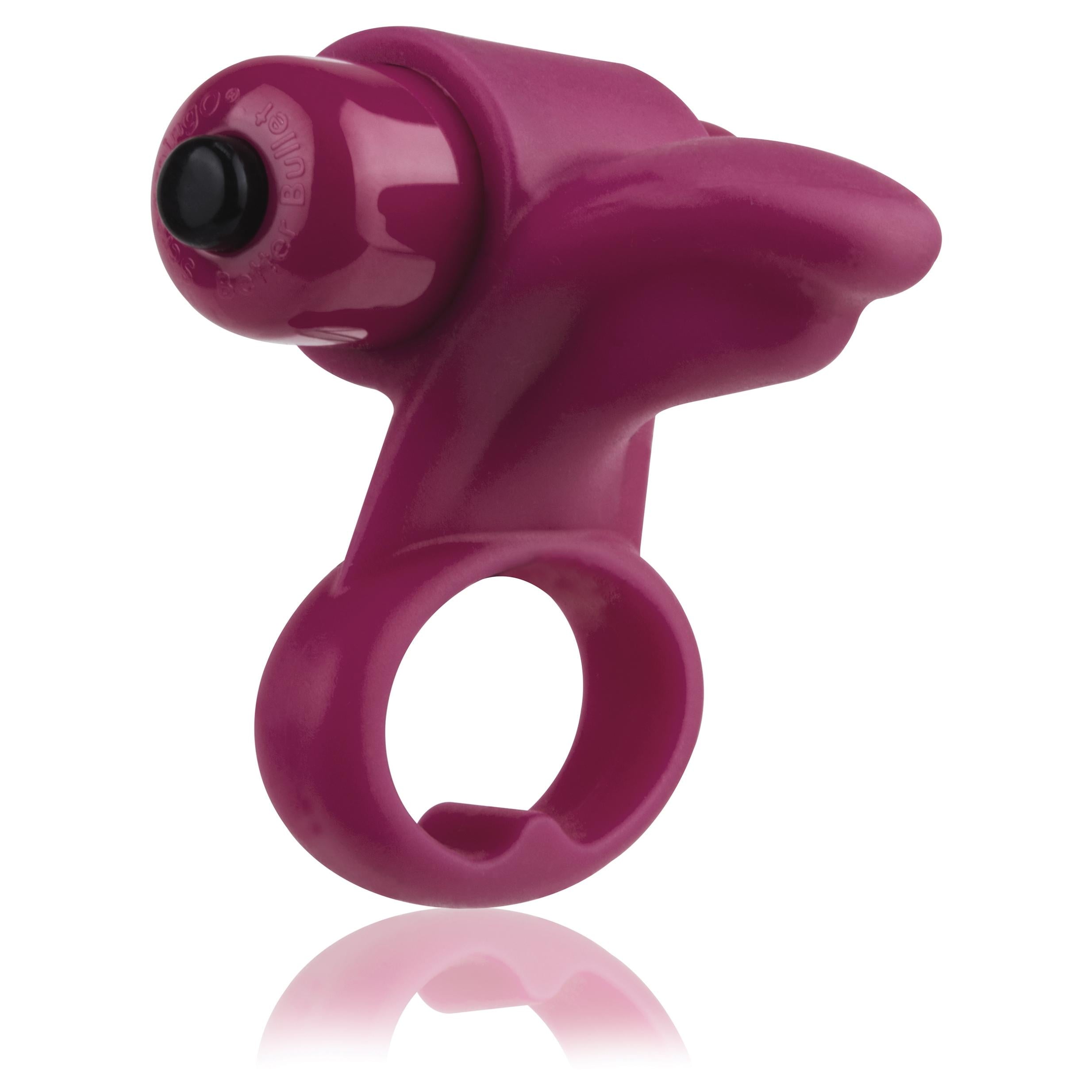 You-Turn Finger Vibrator by Bushman Products Merlot