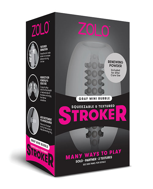 Zolo Mini Bubble Stroker Gray