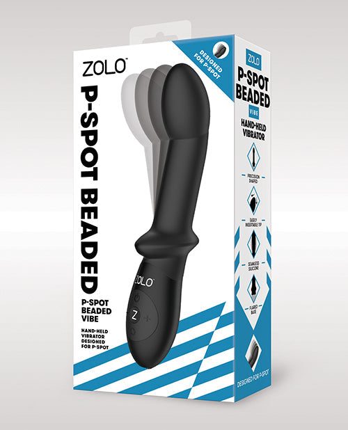 Zolo P Spot Beaded Vibrator - Black