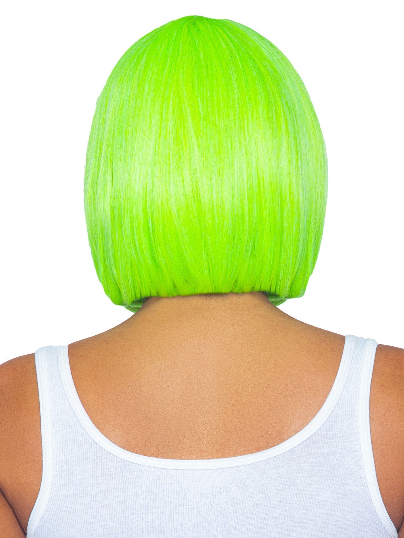 12 Inch Short Bob Wig - Neon Green