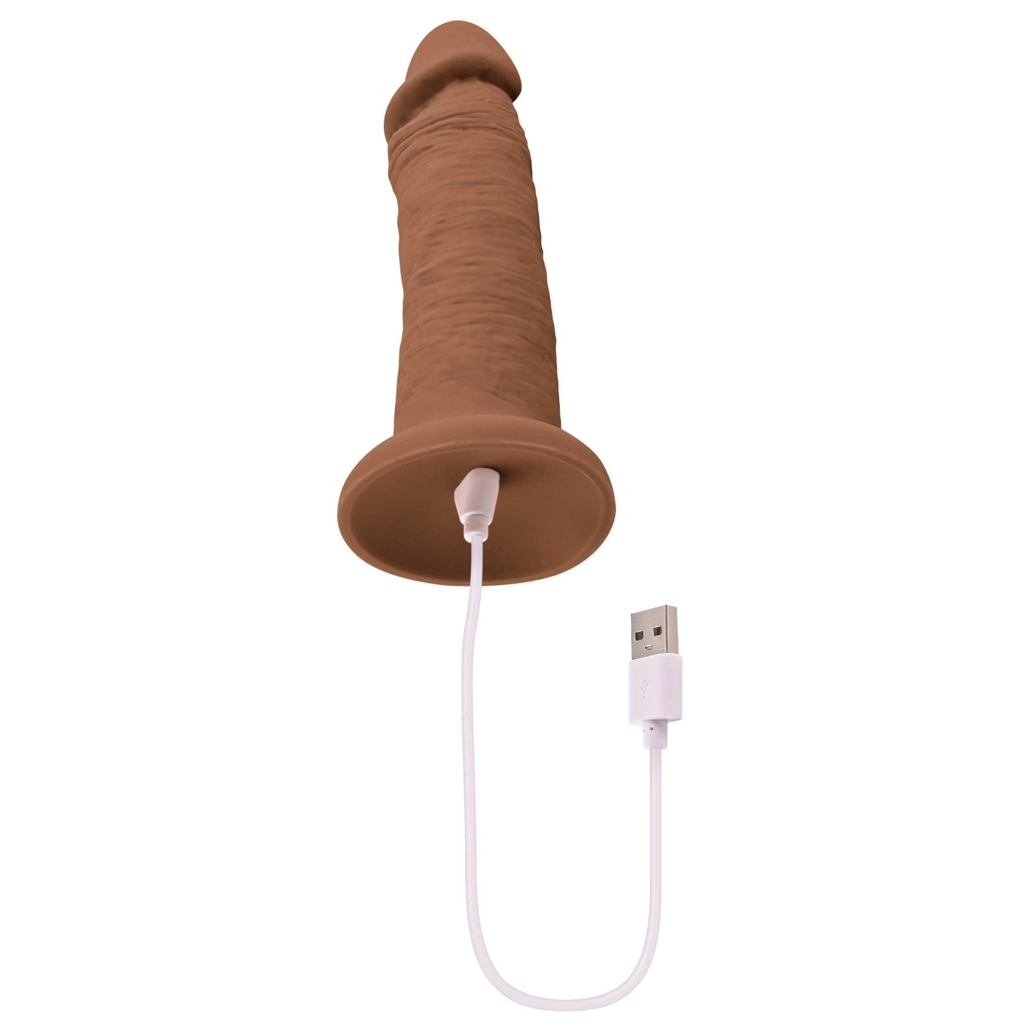 6 Inch Girthy Vibrating Dong -