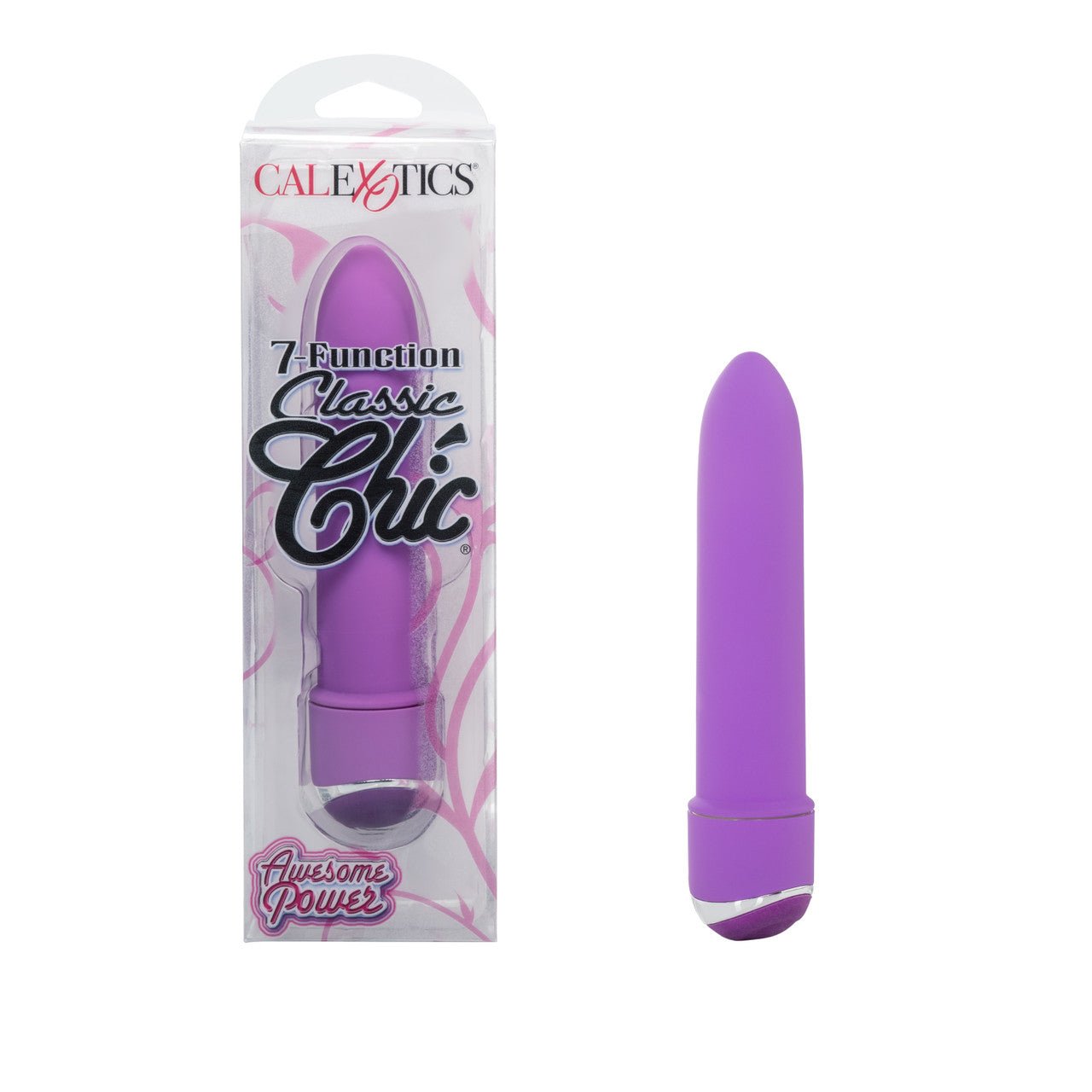 7 Function Classic Chic - Mini Vibrator - Purple