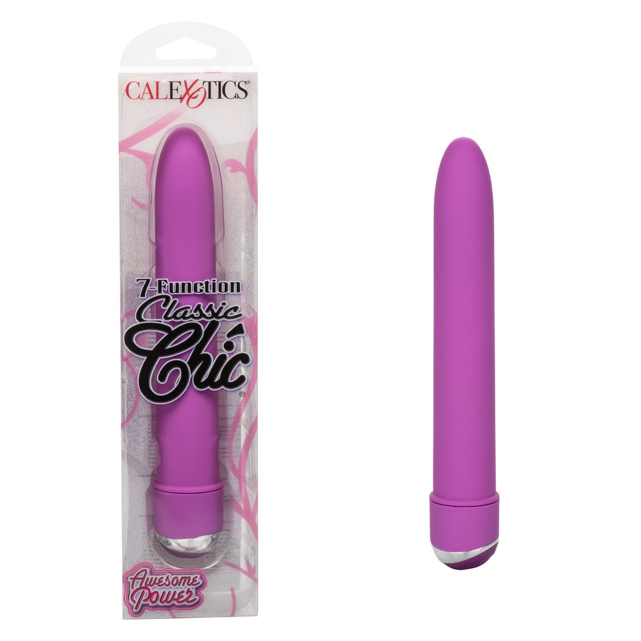 7 Function Classic Chic - Mini Vibrator - Purple