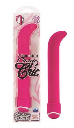 7 Function Classic Chic Standard G for G-Spot Stimulation - Pink
