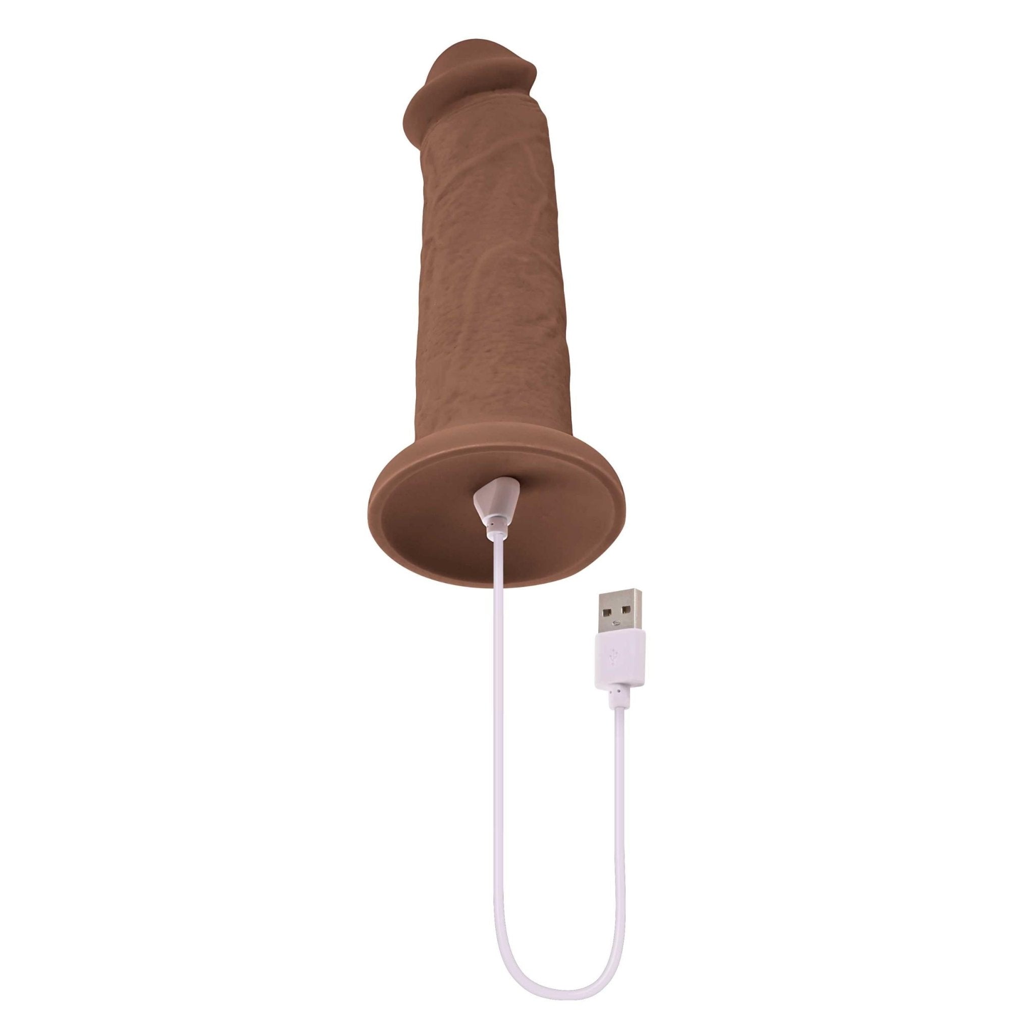 7 Inch Girthy Vibrating Dong -